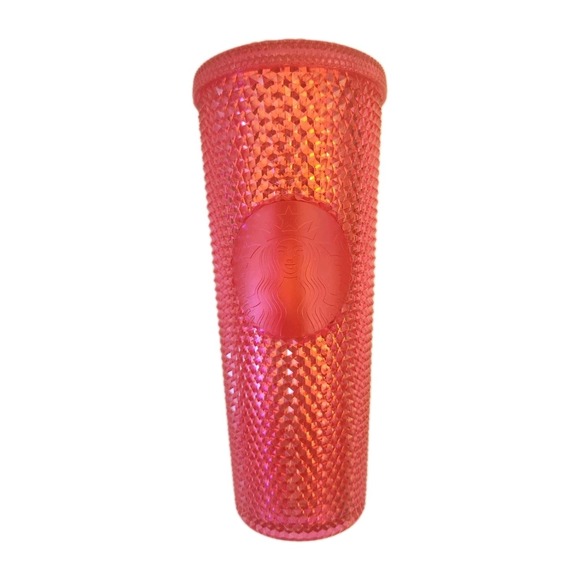 Starbucks Other - New Starbucks Holiday 2019 Pink Venti Studded Diamond Tumbler Cold Cup 24oz 💎